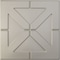 Ekena Millwork 19 5/8in. W x 19 5/8in. H Xander EnduraWall Decorative 3D Wall Panel Covers 2.67 Sq. Ft. WP20X20XABAL - alternate 1